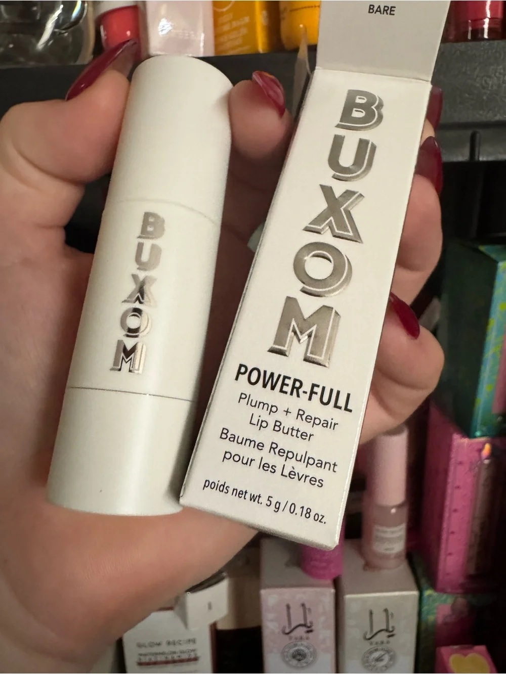 Buxom plumping branded